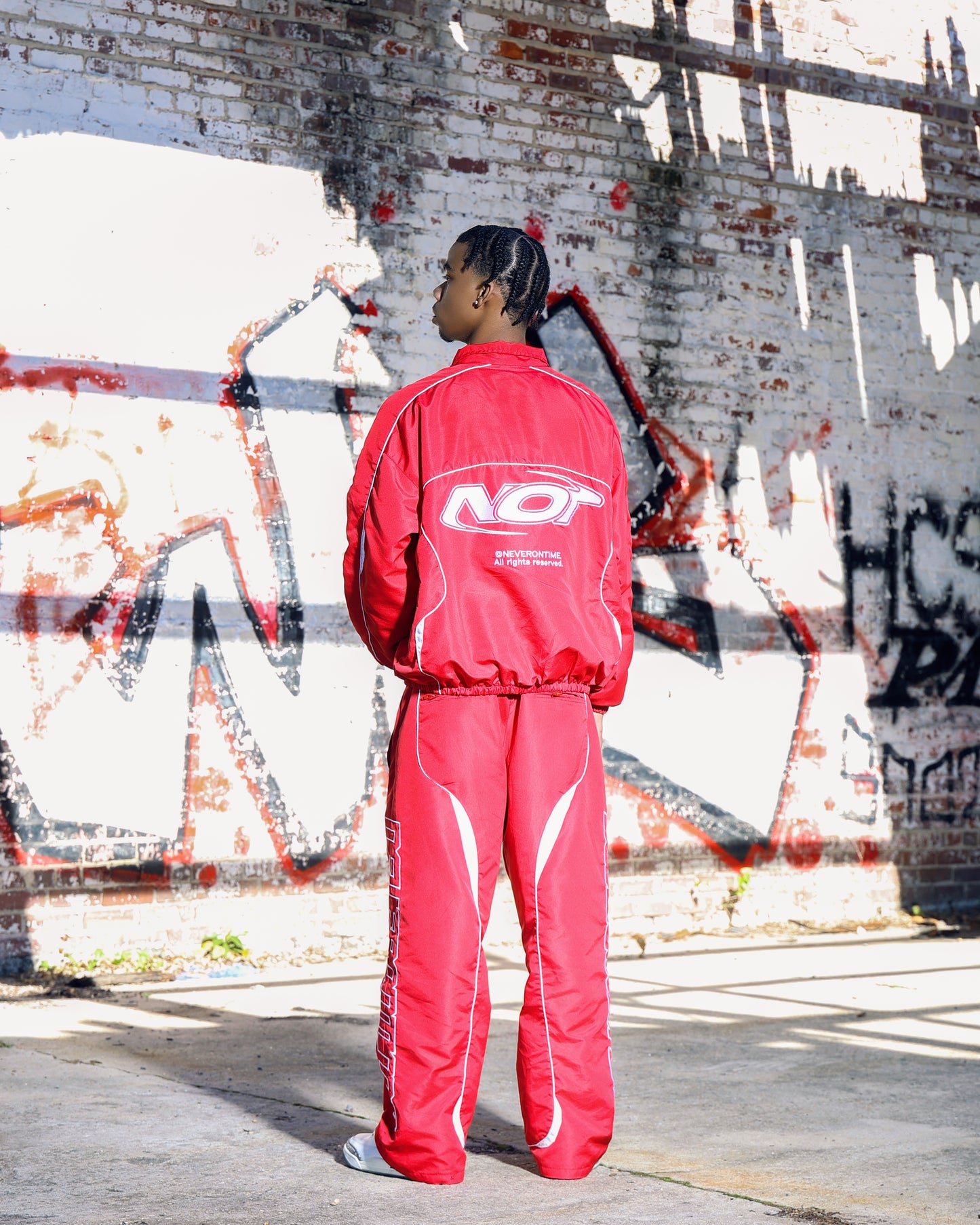 NOT Windbreaker Set Red
