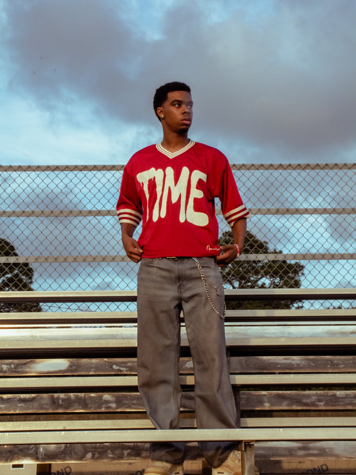 TIME PREMIUM Jersey Red and Kreme