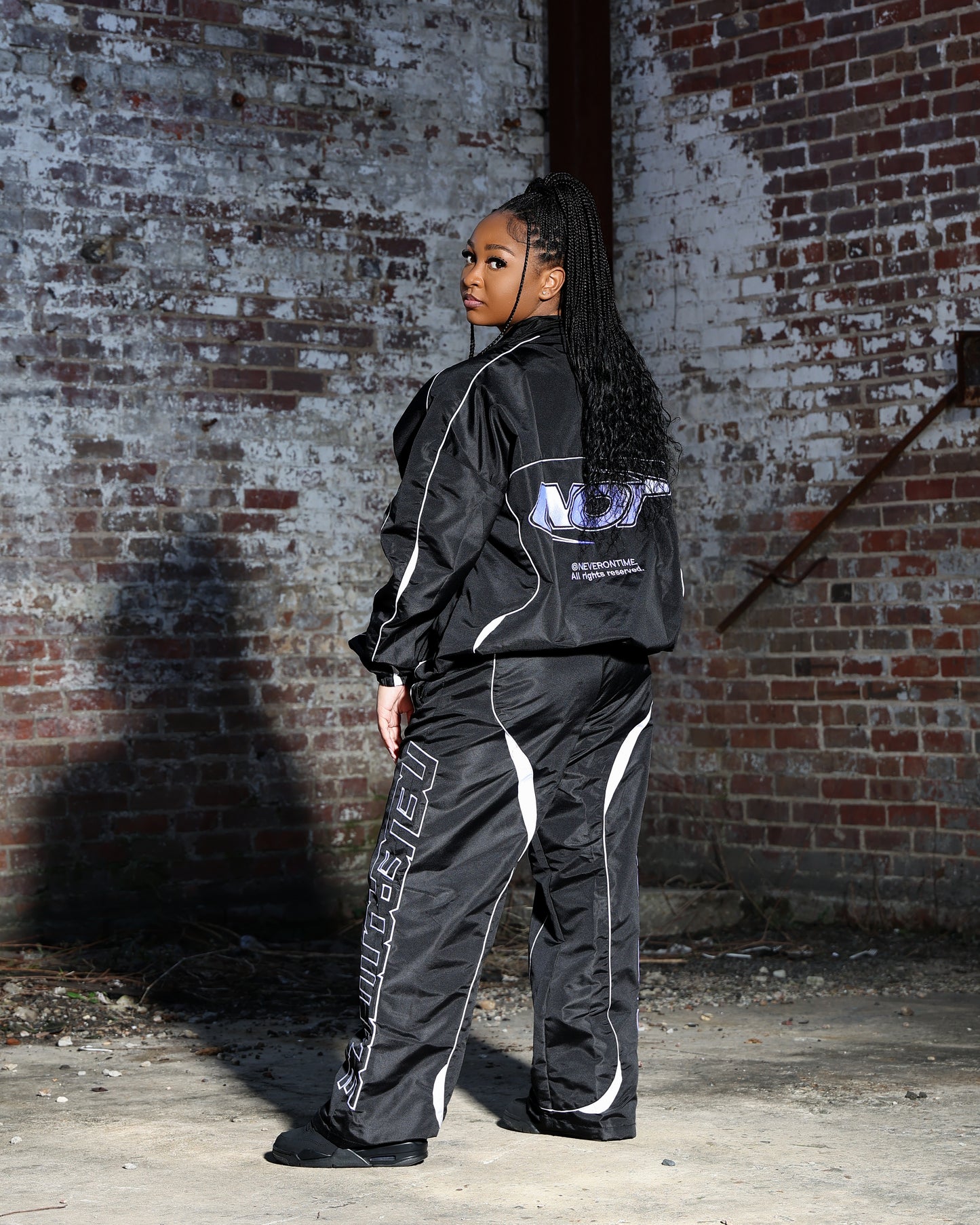 NOT Windbreaker Set Black