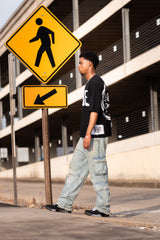 Stitched in TIME TEE Black