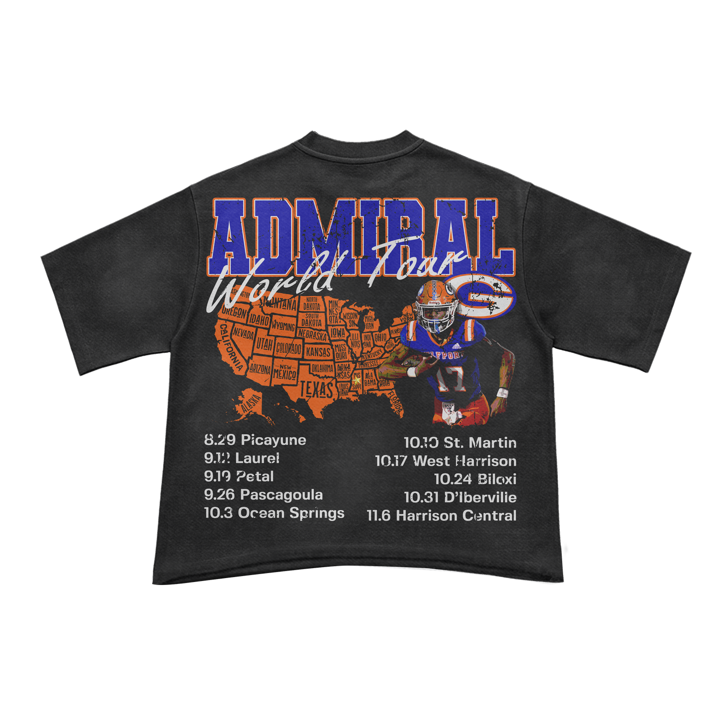 Admiral “World Tour” Tee Homecoming