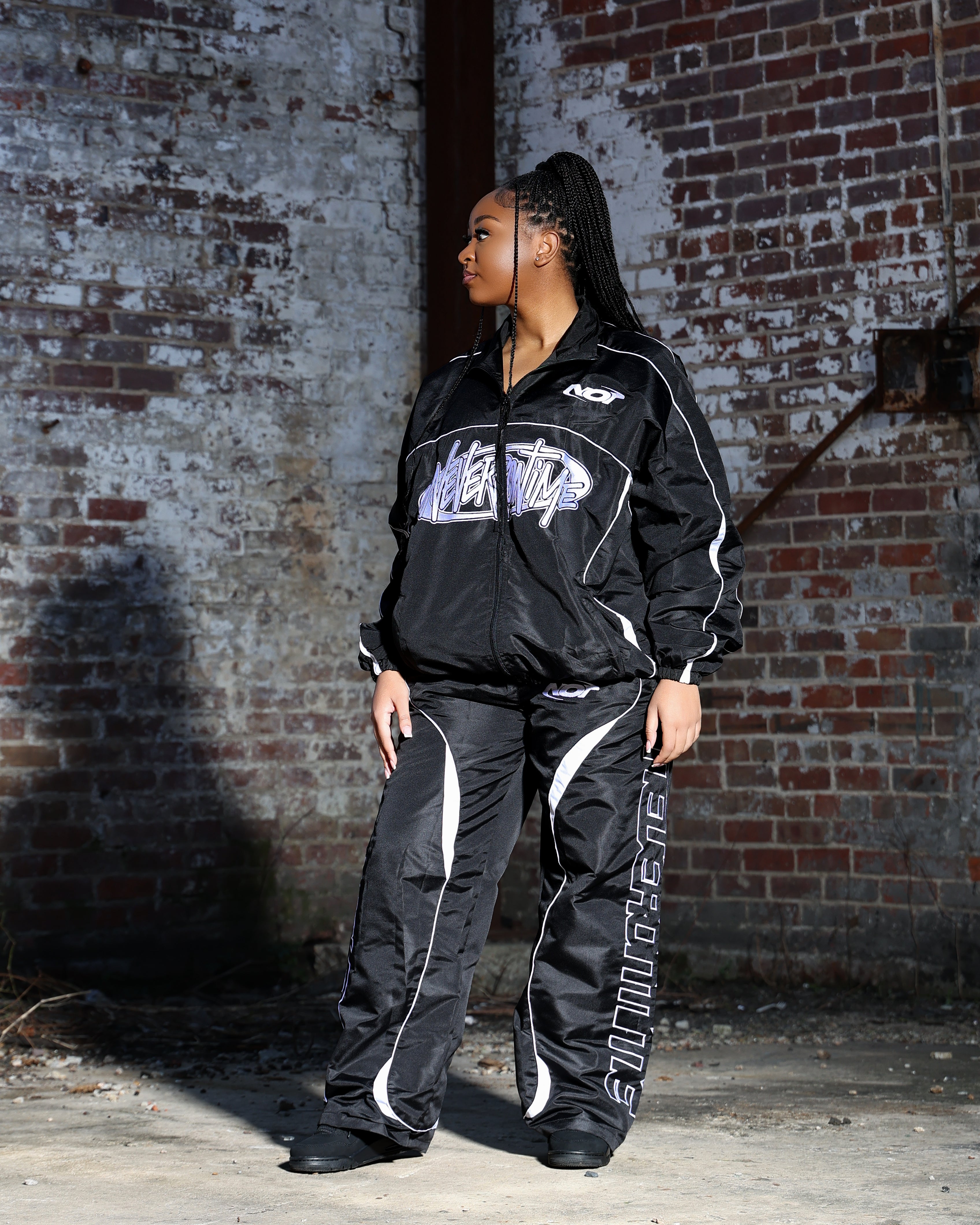 NOT Windbreaker Set Black