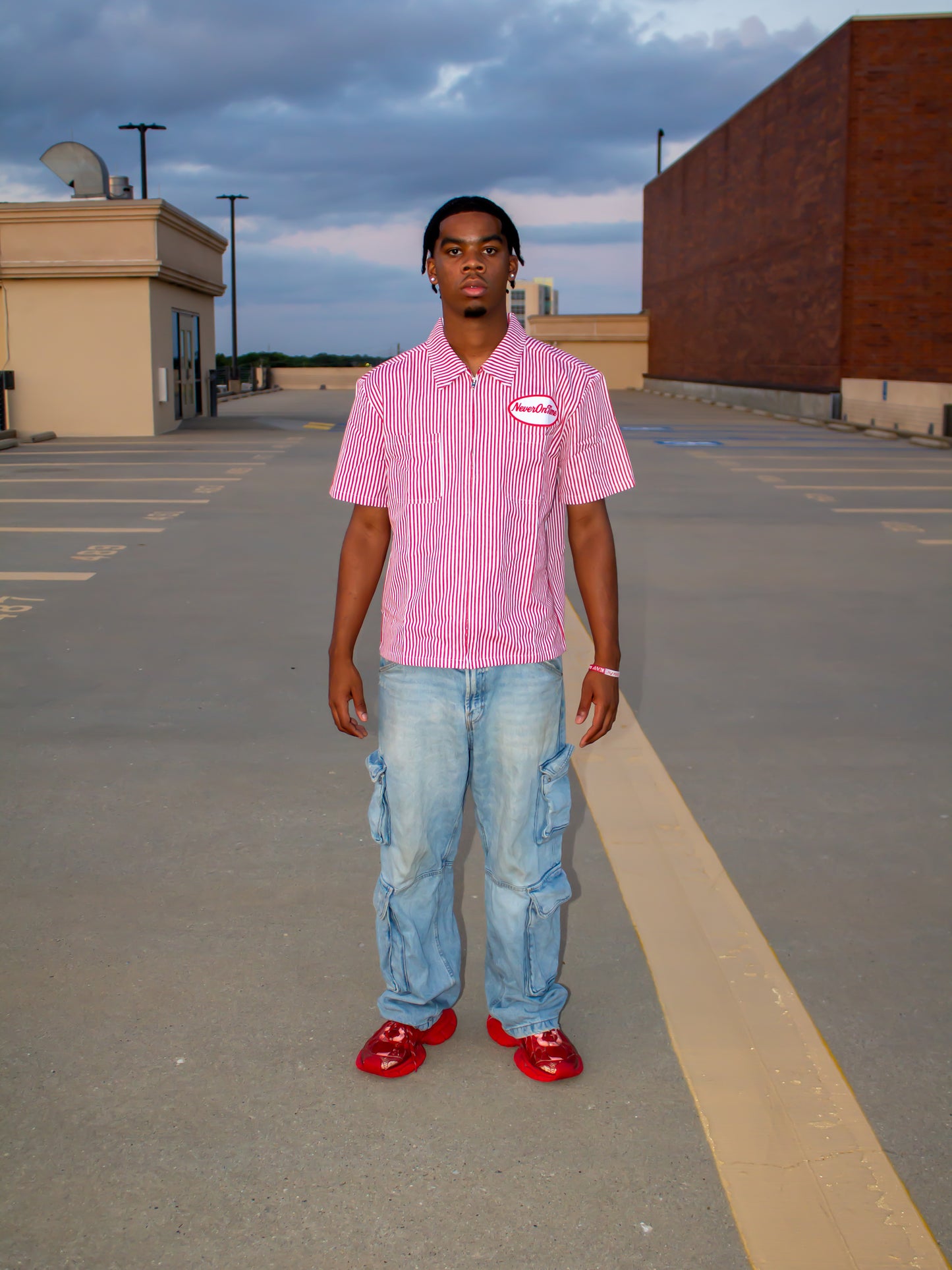 Red Mechanic work shirt