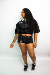 Black Mechanic Work Shirt