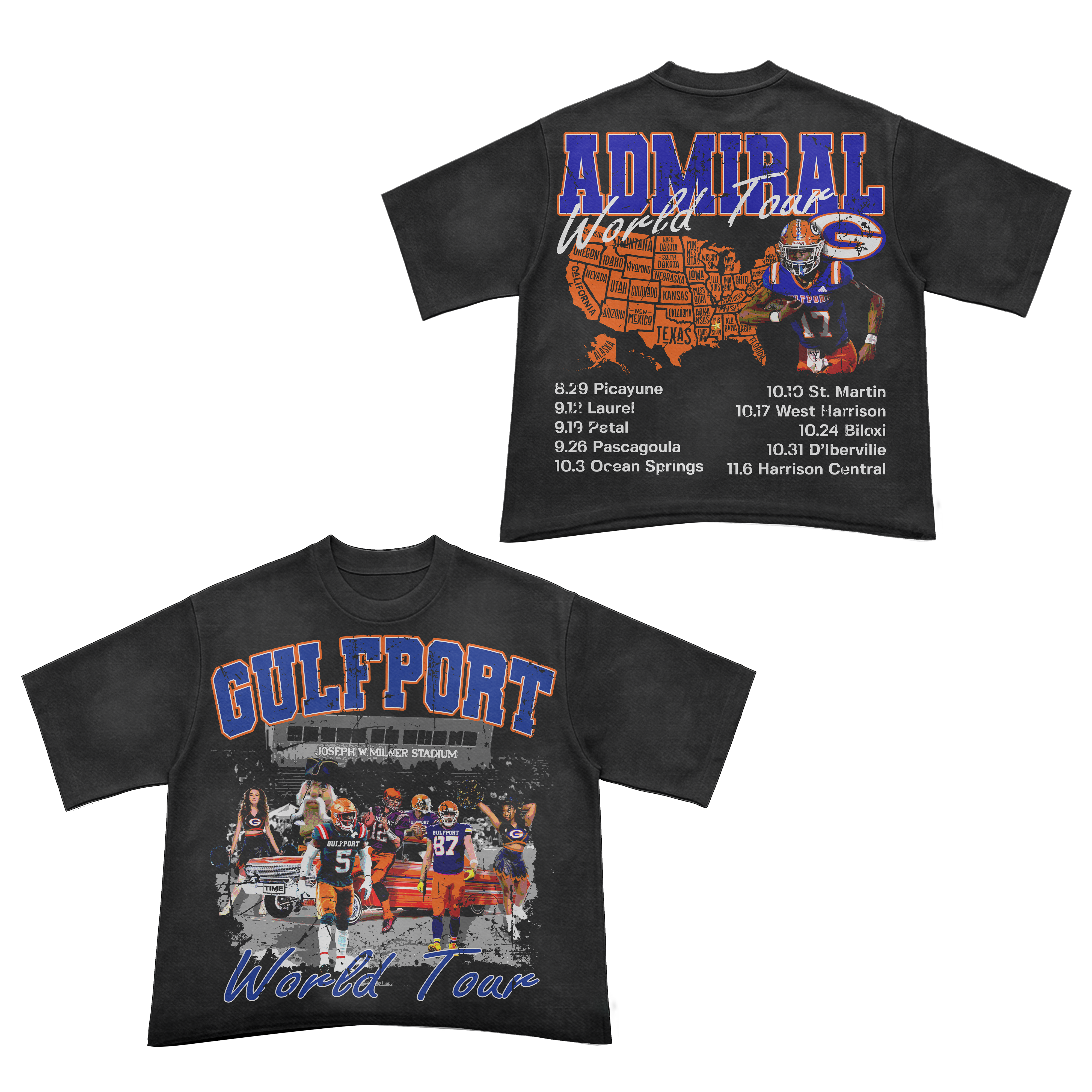 Admiral “World Tour” Tee Homecoming