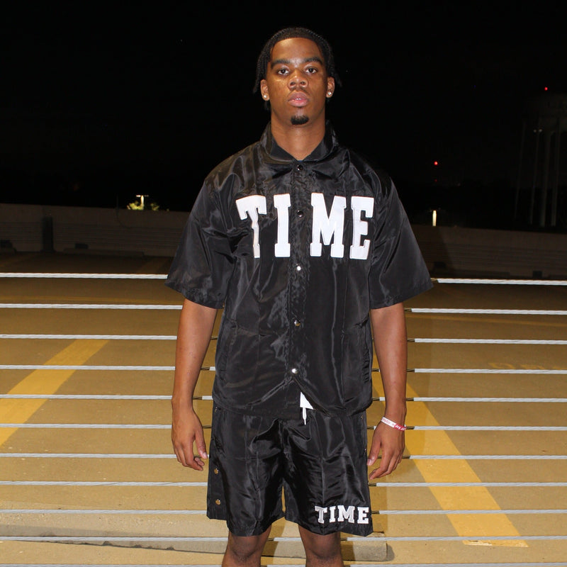 Black “Off The Clock” Short Set